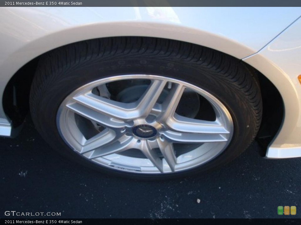 2011 Mercedes-Benz E 350 4Matic Sedan Wheel and Tire Photo #38454153