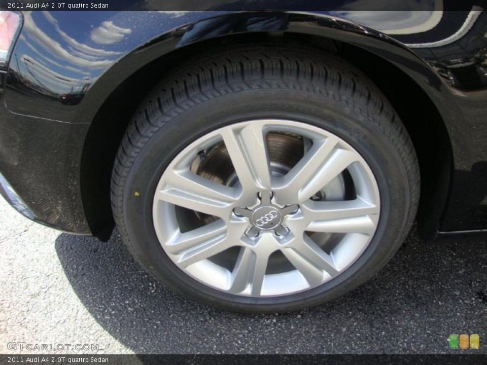 2011 Audi A4 2.0T quattro Sedan Wheel and Tire Photo #38458293