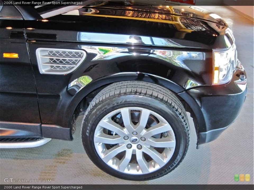 2006 Land Rover Range Rover Sport Supercharged Wheel and Tire Photo #38462705