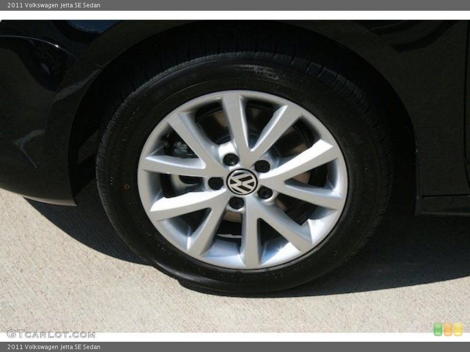 2011 Volkswagen Jetta SE Sedan Wheel and Tire Photo #38465981