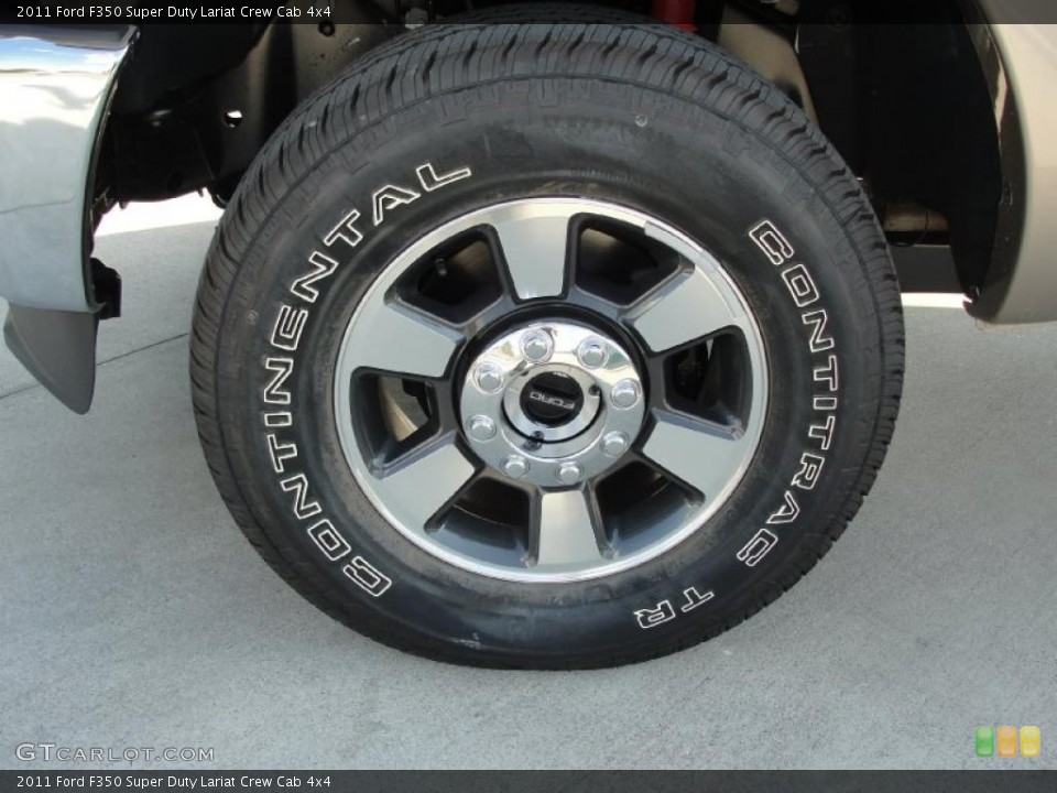 2011 Ford F350 Super Duty Lariat Crew Cab 4x4 Wheel and Tire Photo #38466009