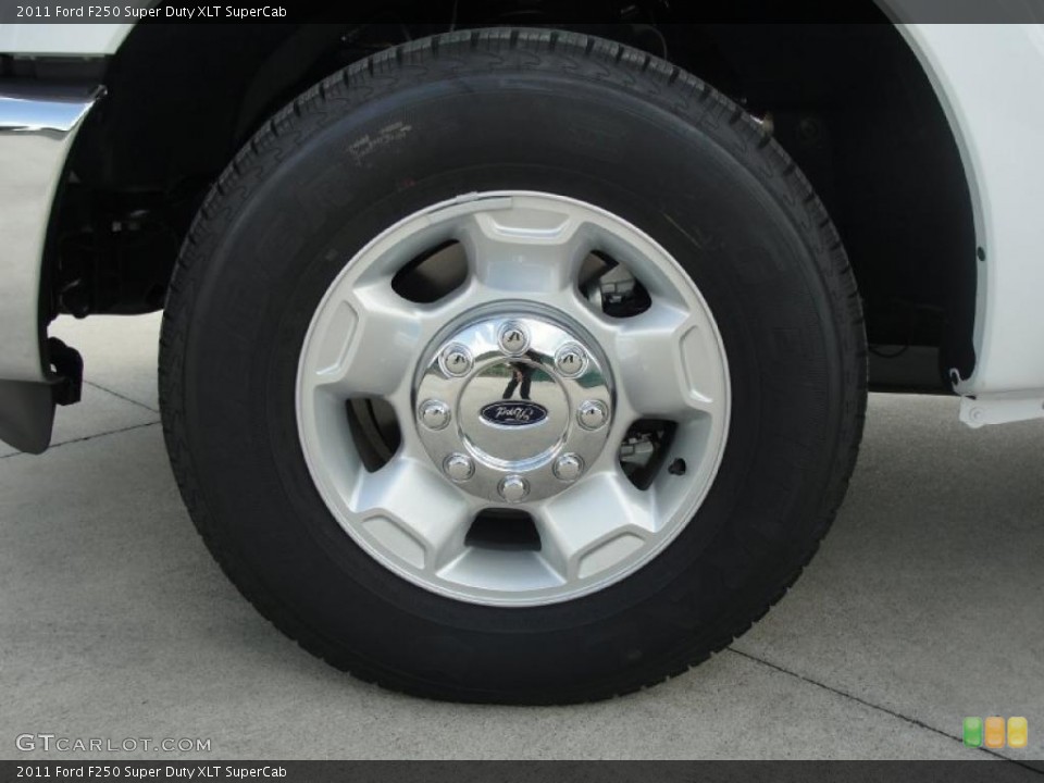 2011 Ford F250 Super Duty XLT SuperCab Wheel and Tire Photo #38466473