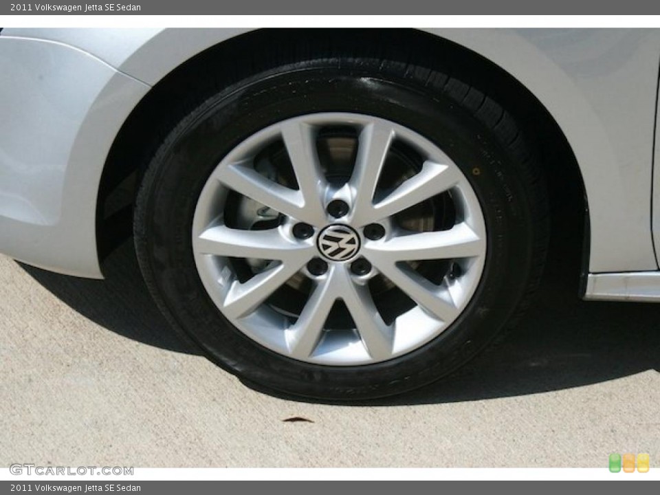 2011 Volkswagen Jetta SE Sedan Wheel and Tire Photo #38467469