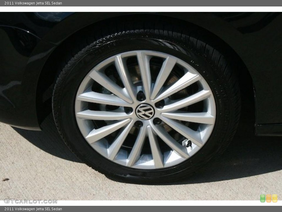 2011 Volkswagen Jetta SEL Sedan Wheel and Tire Photo #38467725