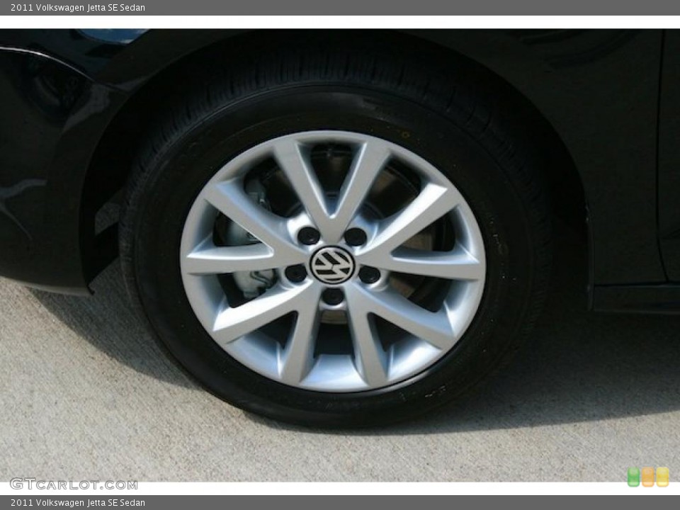 2011 Volkswagen Jetta SE Sedan Wheel and Tire Photo #38468149