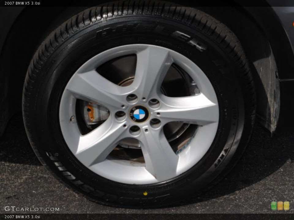 2007 BMW X5 3.0si Wheel and Tire Photo #38468289
