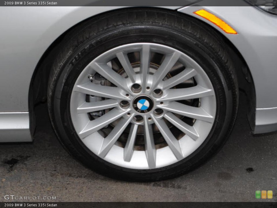 2009 BMW 3 Series 335i Sedan Wheel and Tire Photo #38469549