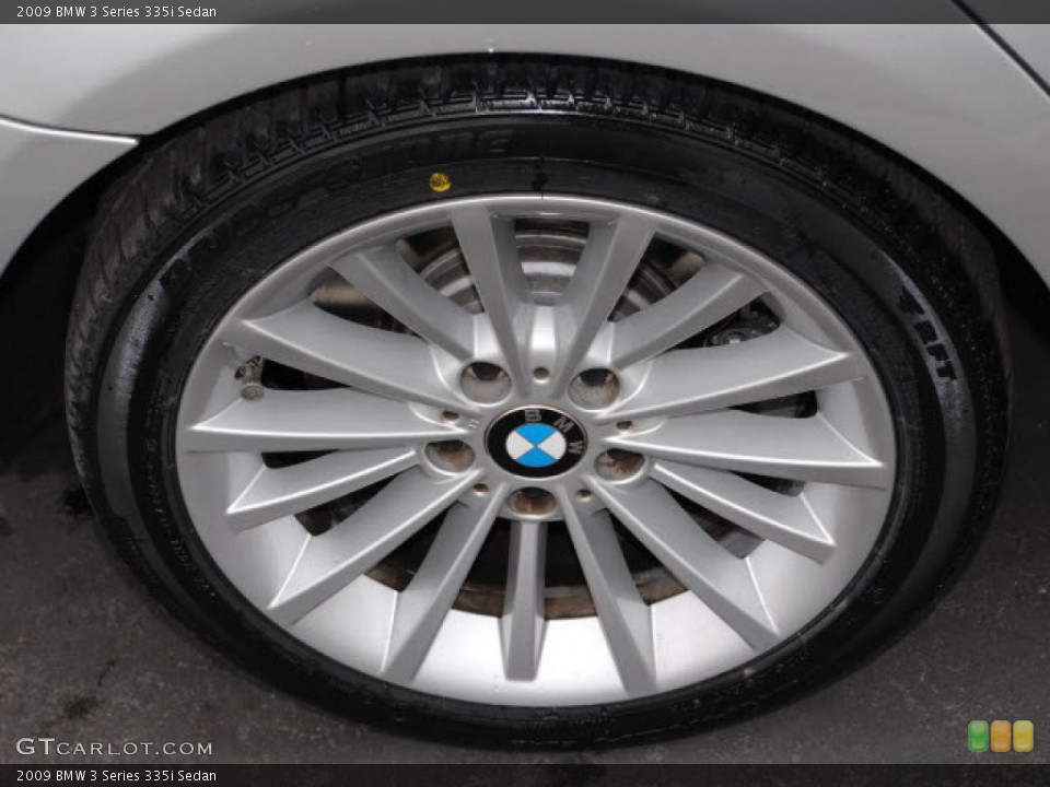 2009 BMW 3 Series 335i Sedan Wheel and Tire Photo #38469605