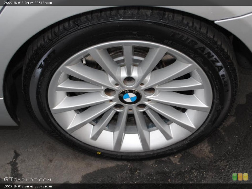 2009 BMW 3 Series 335i Sedan Wheel and Tire Photo #38469661