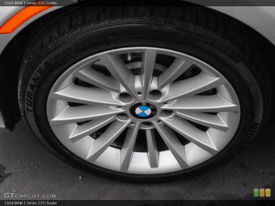 2009 BMW 3 Series 335i Sedan Wheel and Tire Photo #38469826