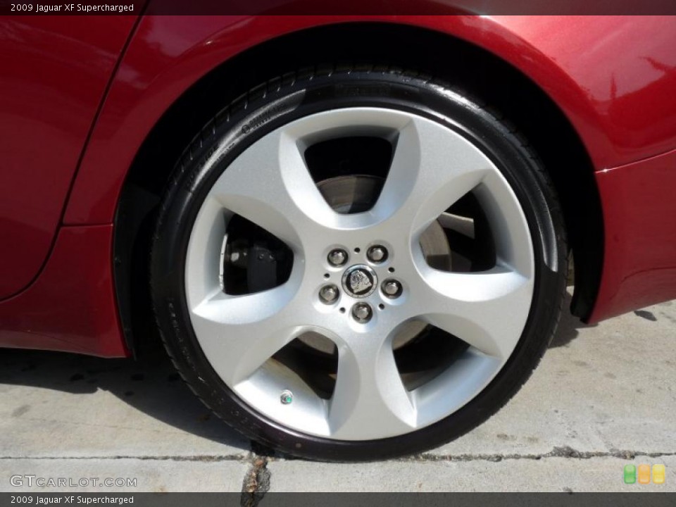2009 Jaguar XF Supercharged Wheel and Tire Photo #38469857