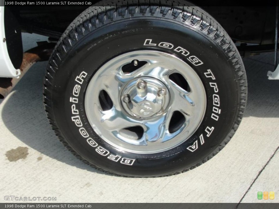 1998 Dodge Ram 1500 Laramie SLT Extended Cab Wheel and Tire Photo #38475643