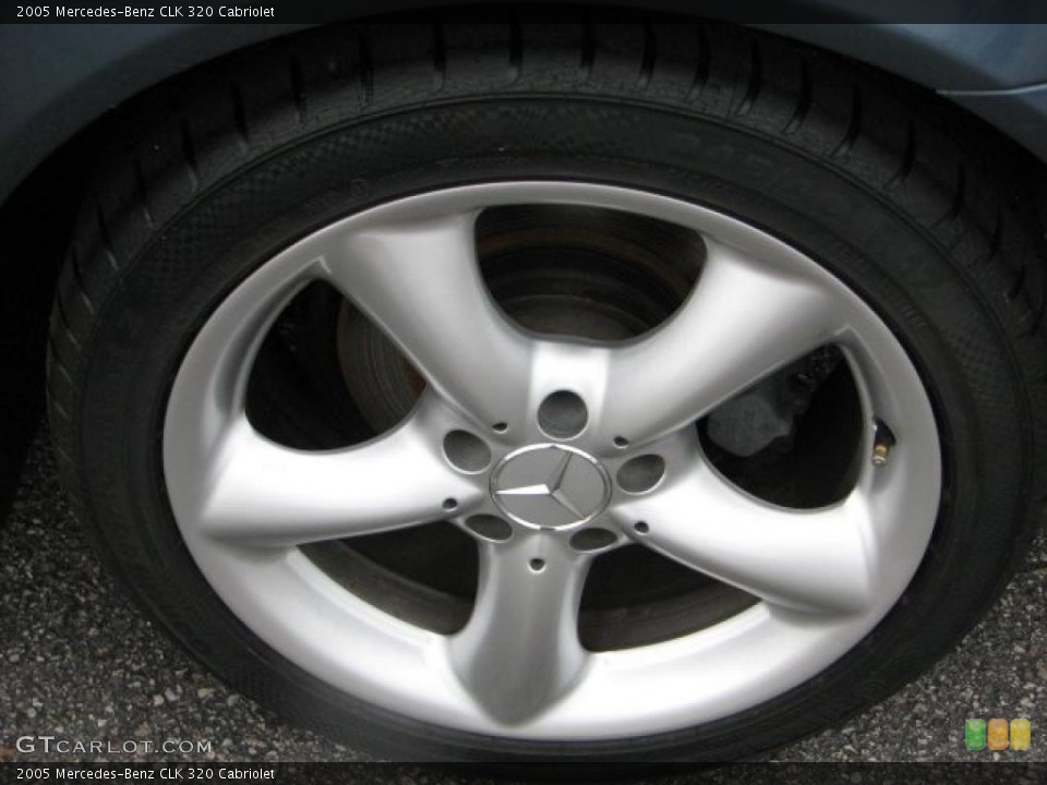 2005 Mercedes-Benz CLK 320 Cabriolet Wheel and Tire Photo #38485823