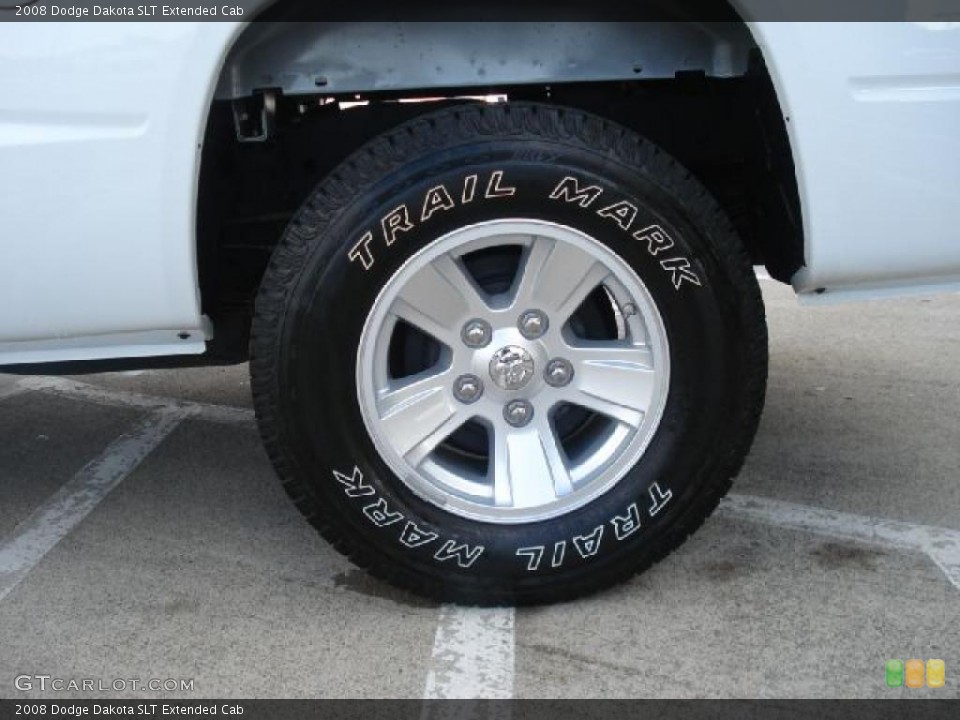 2008 Dodge Dakota SLT Extended Cab Wheel and Tire Photo #38489119