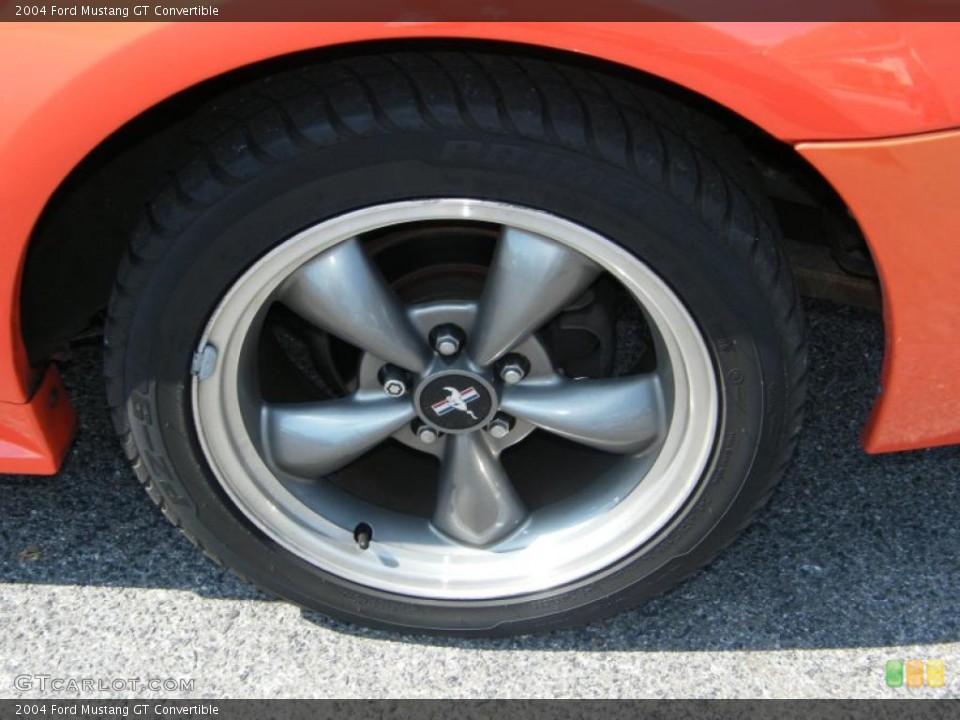 2004 Ford Mustang GT Convertible Wheel and Tire Photo #38497383