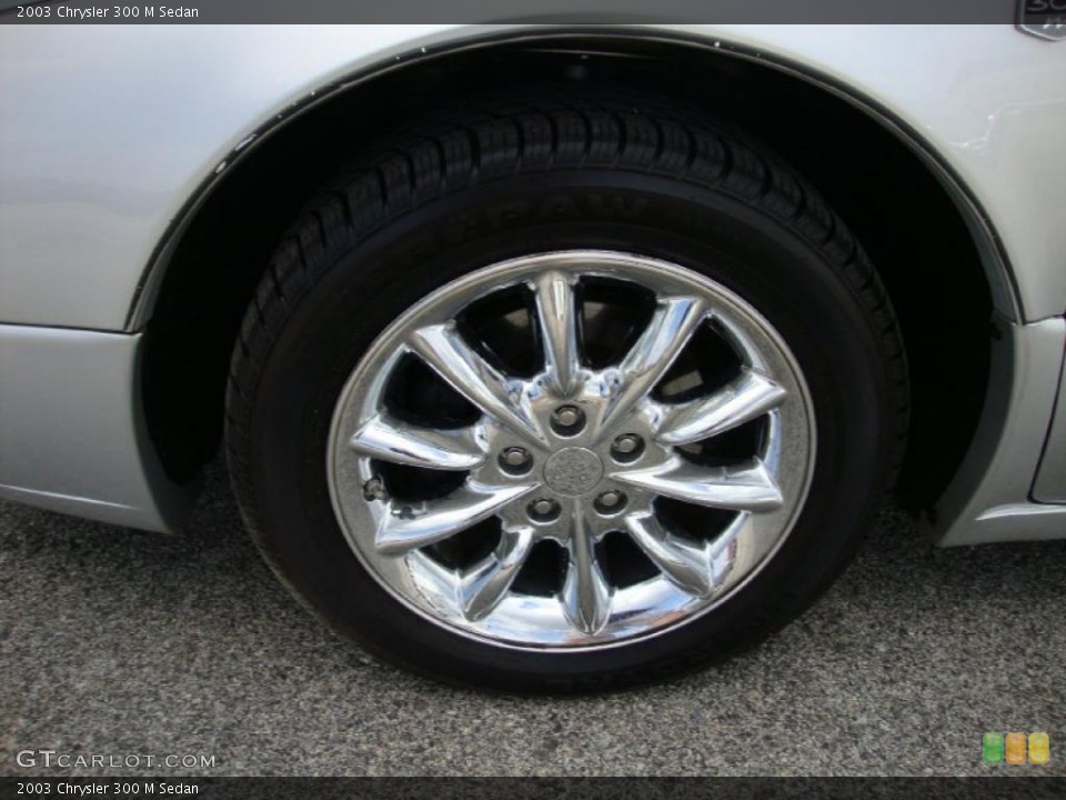 2003 Chrysler 300 M Sedan Wheel and Tire Photo #38498315