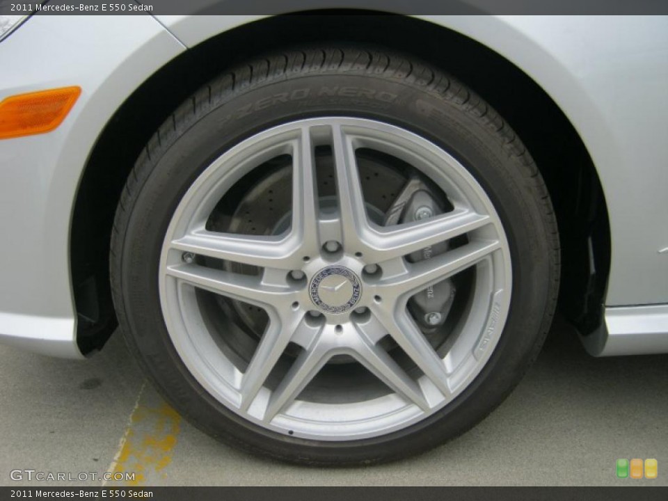 2011 Mercedes-Benz E 550 Sedan Wheel and Tire Photo #38498539
