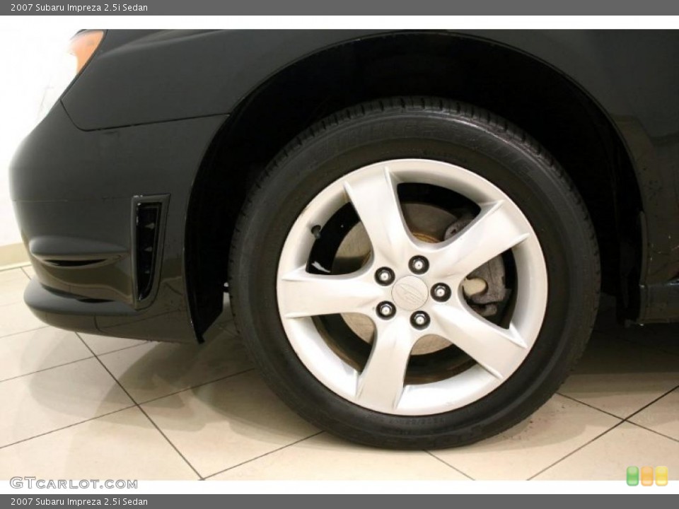 2007 Subaru Impreza 2.5i Sedan Wheel and Tire Photo #38499215