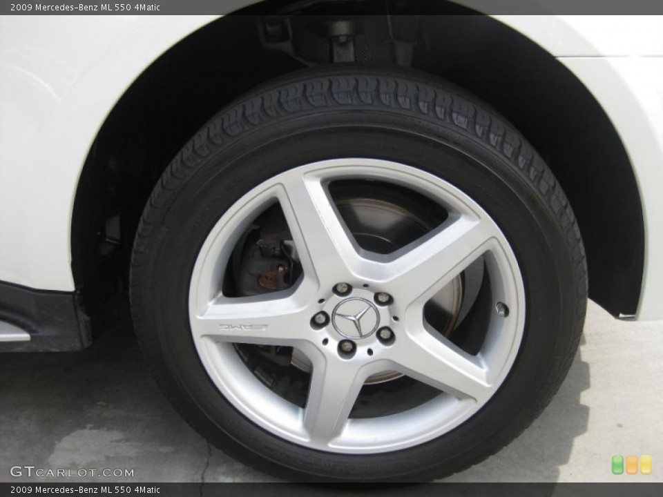 2009 Mercedes-Benz ML 550 4Matic Wheel and Tire Photo #38500647