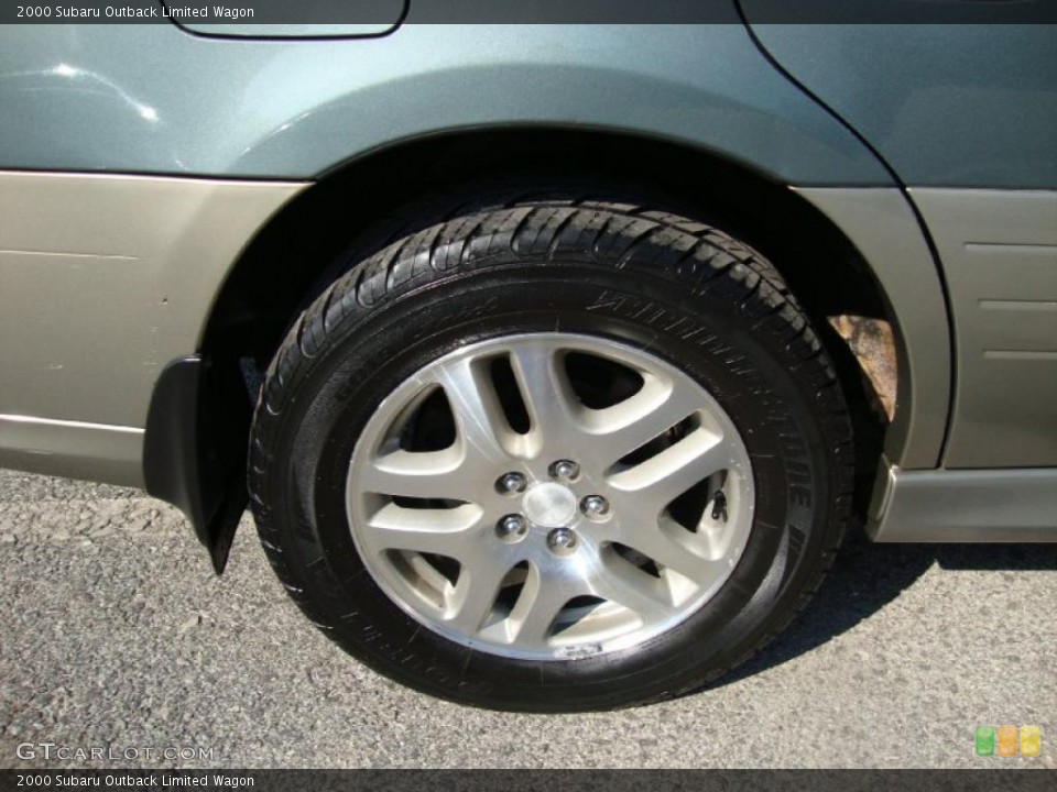 2000 Subaru Outback Limited Wagon Wheel and Tire Photo #38500731