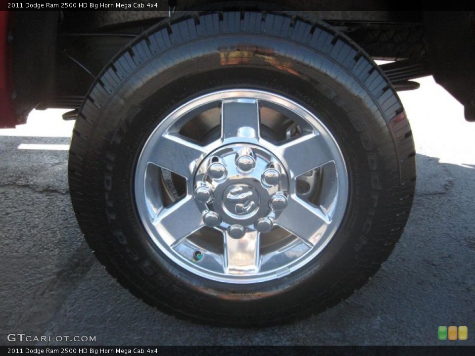 2011 Dodge Ram 2500 HD Big Horn Mega Cab 4x4 Wheel and Tire Photo #38500807