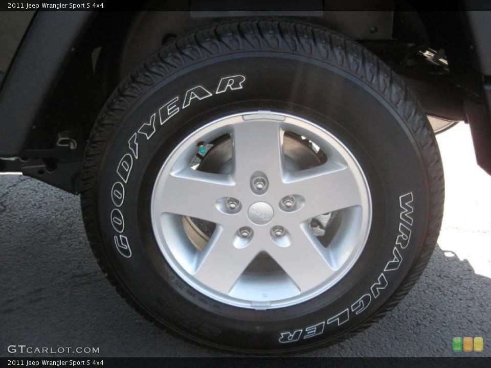 2011 Jeep Wrangler Sport S 4x4 Wheel and Tire Photo #38501039