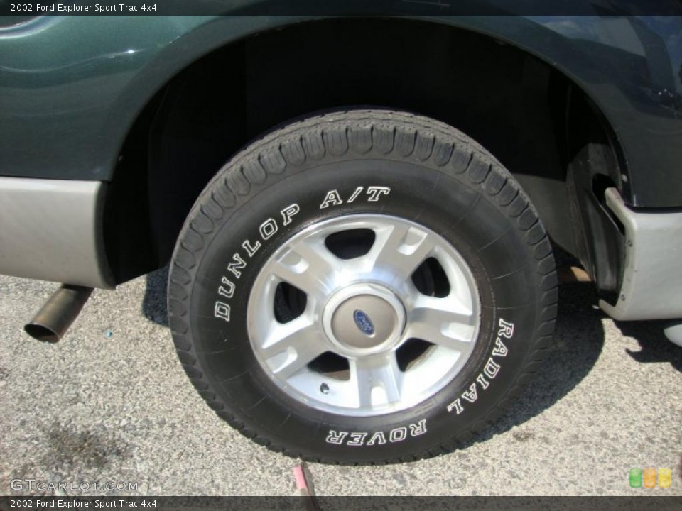 2002 Ford Explorer Sport Trac 4x4 Wheel and Tire Photo #38502435