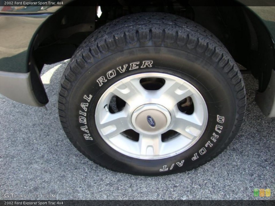 2002 Ford Explorer Sport Trac 4x4 Wheel and Tire Photo #38502543