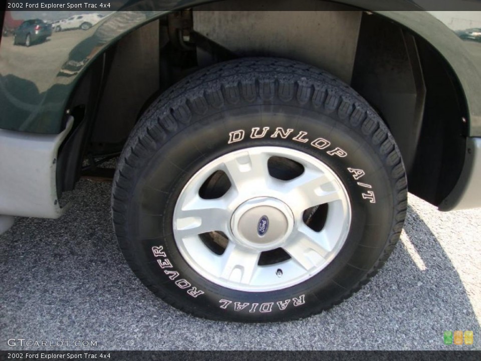 2002 Ford Explorer Sport Trac 4x4 Wheel and Tire Photo #38502559