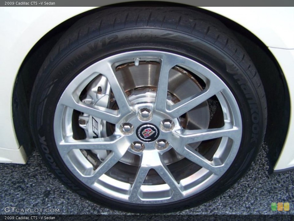 2009 Cadillac CTS -V Sedan Wheel and Tire Photo #38506731