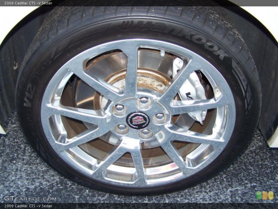 2009 Cadillac CTS -V Sedan Wheel and Tire Photo #38506751