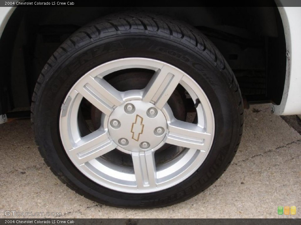 2004 Chevrolet Colorado LS Crew Cab Wheel and Tire Photo #38509083