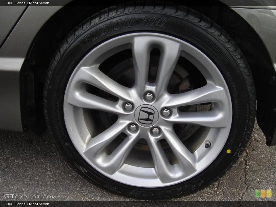 2008 Honda Civic Si Sedan Wheel and Tire Photo #38510123
