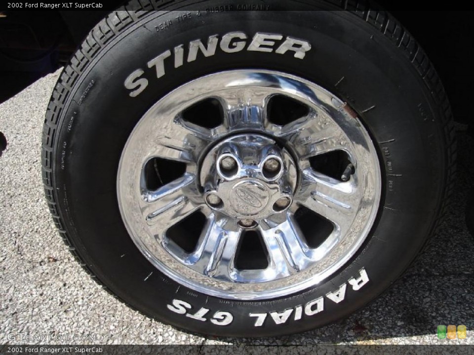 2002 Ford Ranger XLT SuperCab Wheel and Tire Photo #38510587