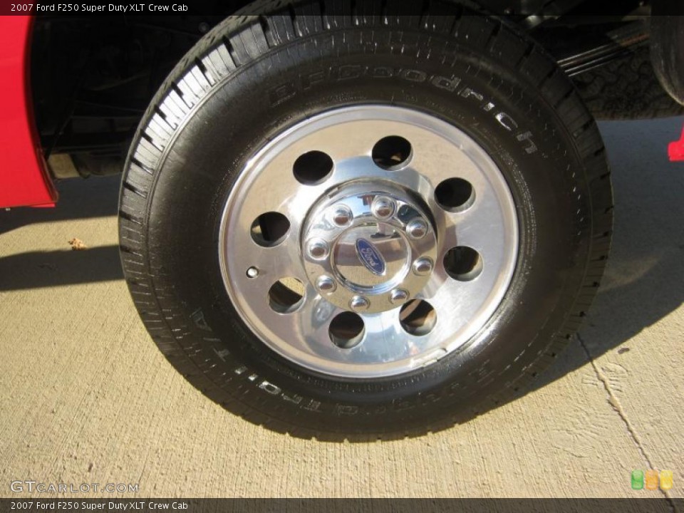 2007 Ford F250 Super Duty XLT Crew Cab Wheel and Tire Photo #38513623