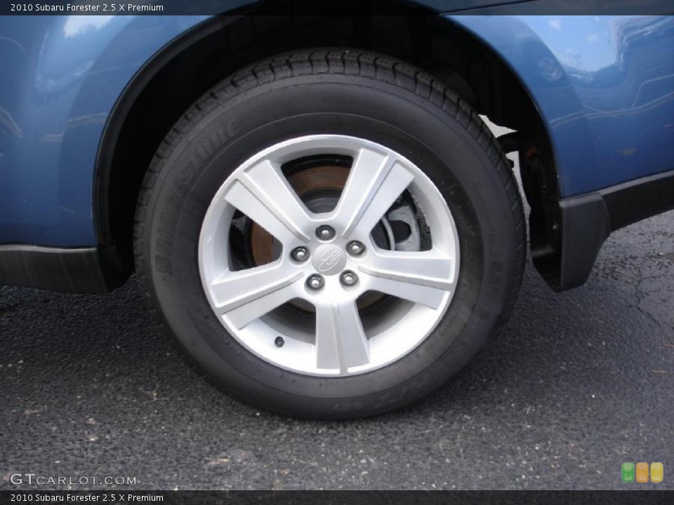 2010 Subaru Forester 2.5 X Premium Wheel and Tire Photo #38516555