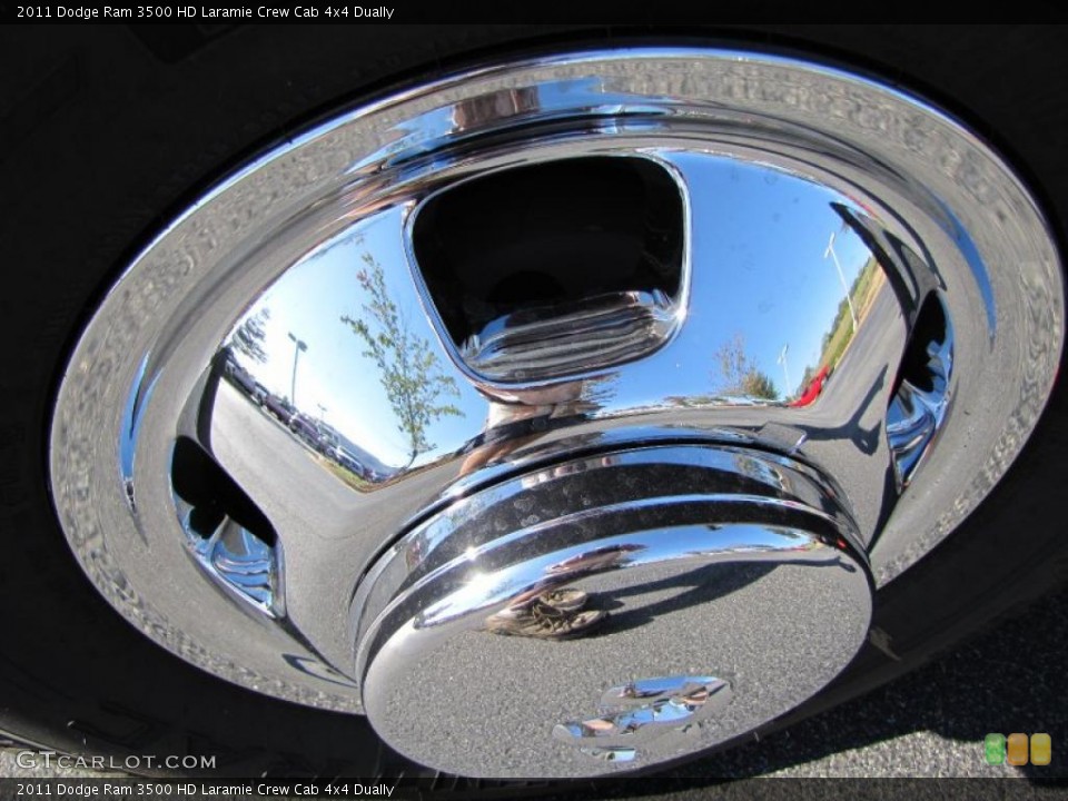 2011 Dodge Ram 3500 HD Laramie Crew Cab 4x4 Dually Wheel and Tire Photo #38517347