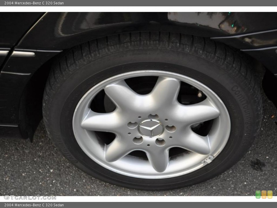 2004 Mercedes-Benz C 320 Sedan Wheel and Tire Photo #38525763