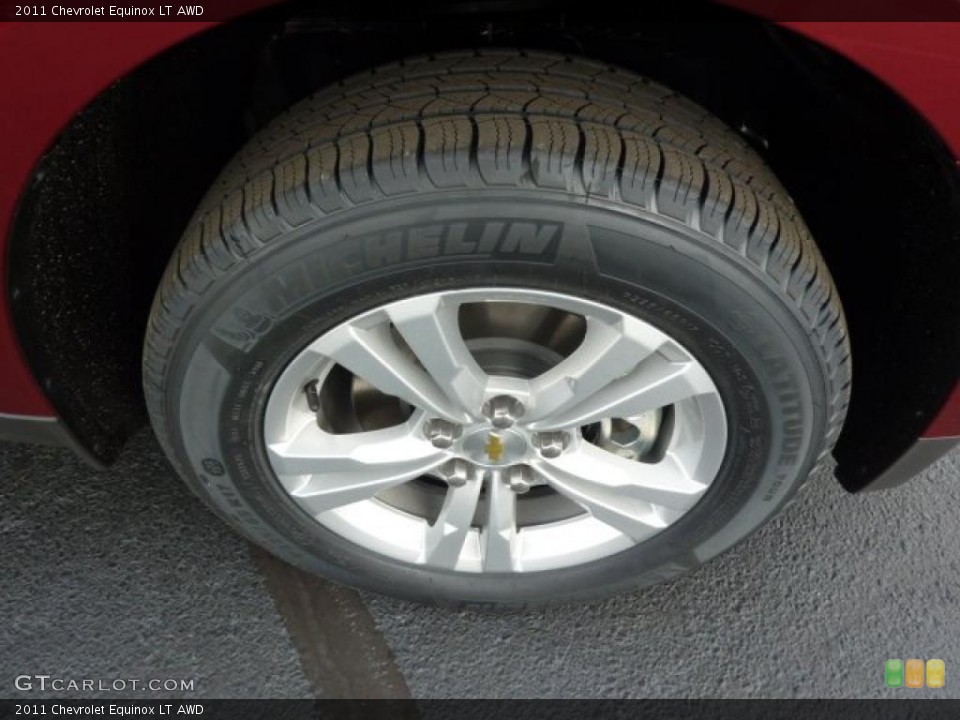 2011 Chevrolet Equinox LT AWD Wheel and Tire Photo #38526495
