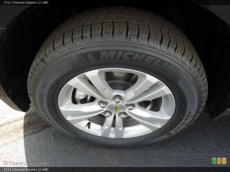 2011 Chevrolet Equinox LS AWD Wheel and Tire Photo #38526787