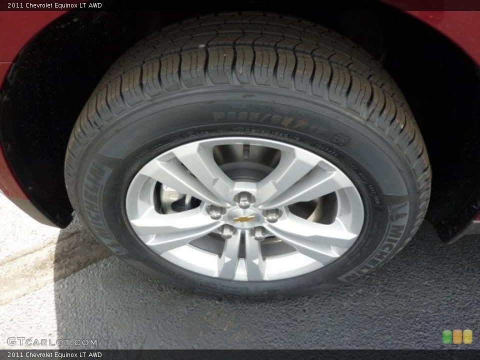 2011 Chevrolet Equinox LT AWD Wheel and Tire Photo #38527083