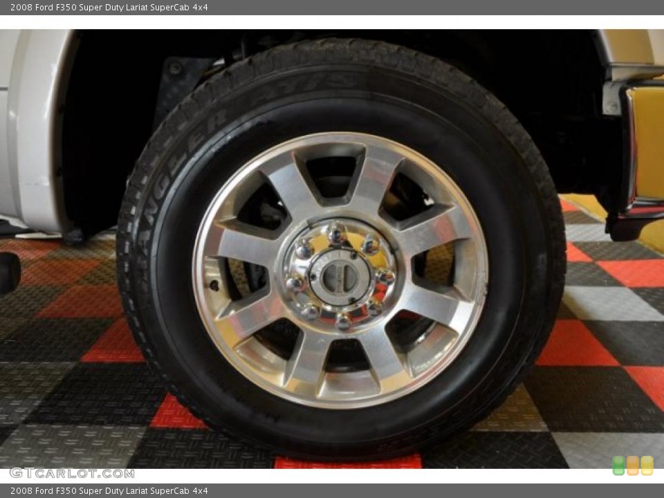 2008 Ford F350 Super Duty Lariat SuperCab 4x4 Wheel and Tire Photo #38530515