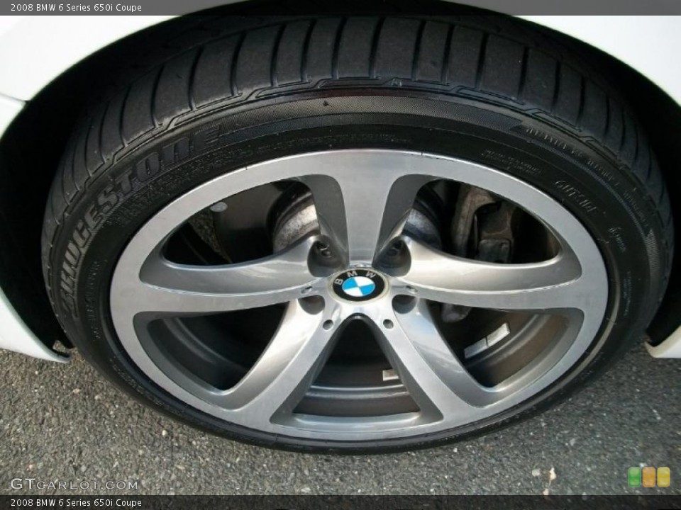 2008 BMW 6 Series 650i Coupe Wheel and Tire Photo #38532123