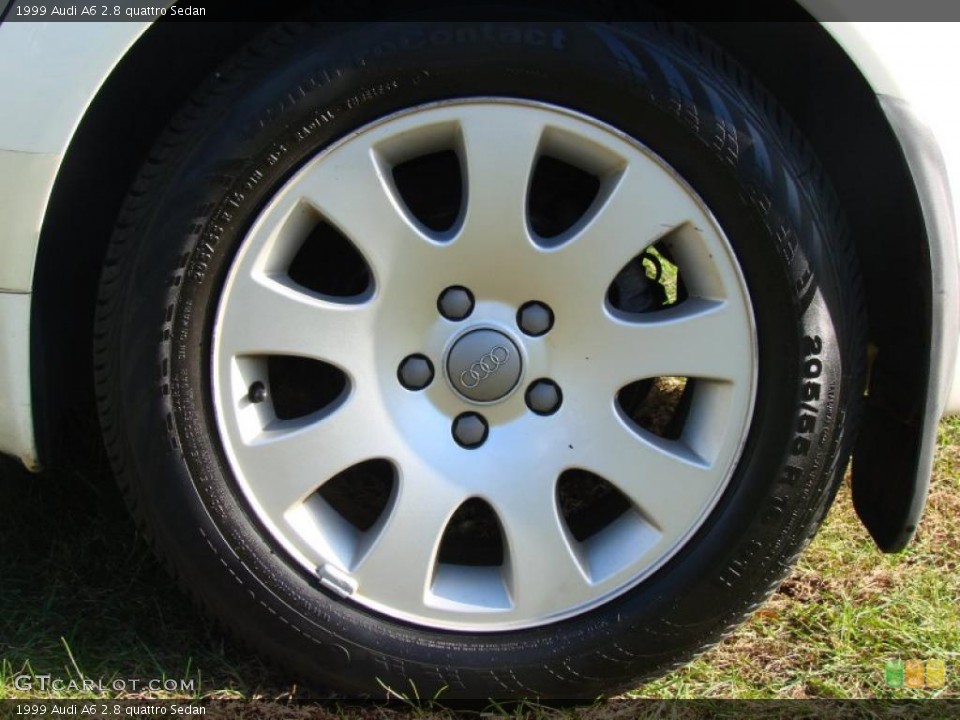 1999 Audi A6 2.8 quattro Sedan Wheel and Tire Photo #38532387