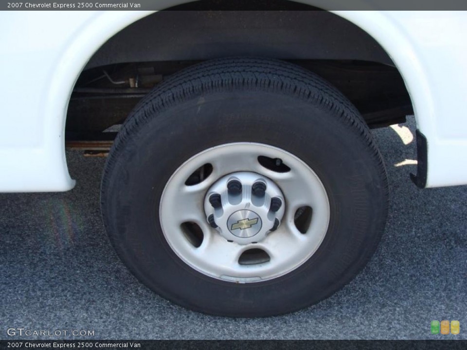 2007 Chevrolet Express 2500 Commercial Van Wheel and Tire Photo #38534759