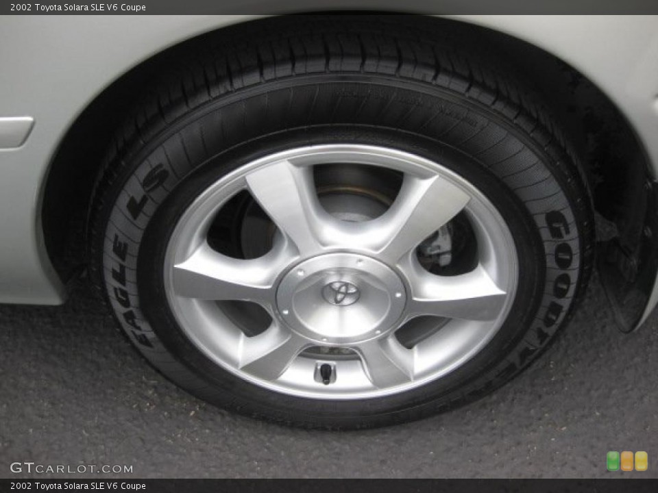 2002 Toyota Solara SLE V6 Coupe Wheel and Tire Photo #38535131