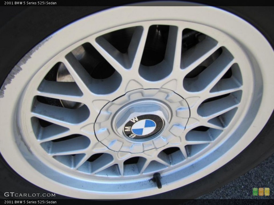 2001 BMW 5 Series 525i Sedan Wheel and Tire Photo #38541427