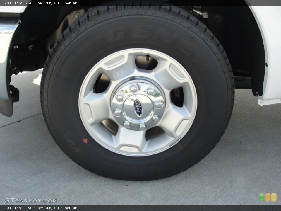 2011 Ford F250 Super Duty XLT SuperCab Wheel and Tire Photo #38543259