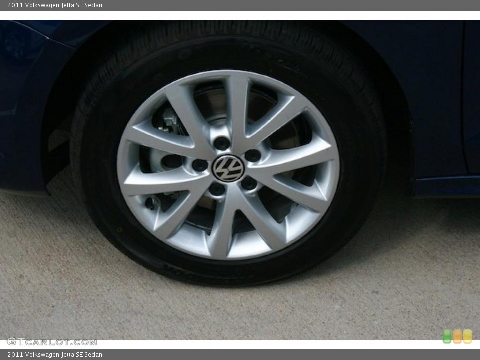 2011 Volkswagen Jetta SE Sedan Wheel and Tire Photo #38543387