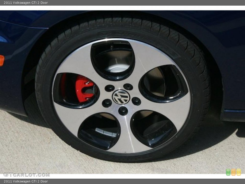 2011 Volkswagen GTI 2 Door Wheel and Tire Photo #38543823